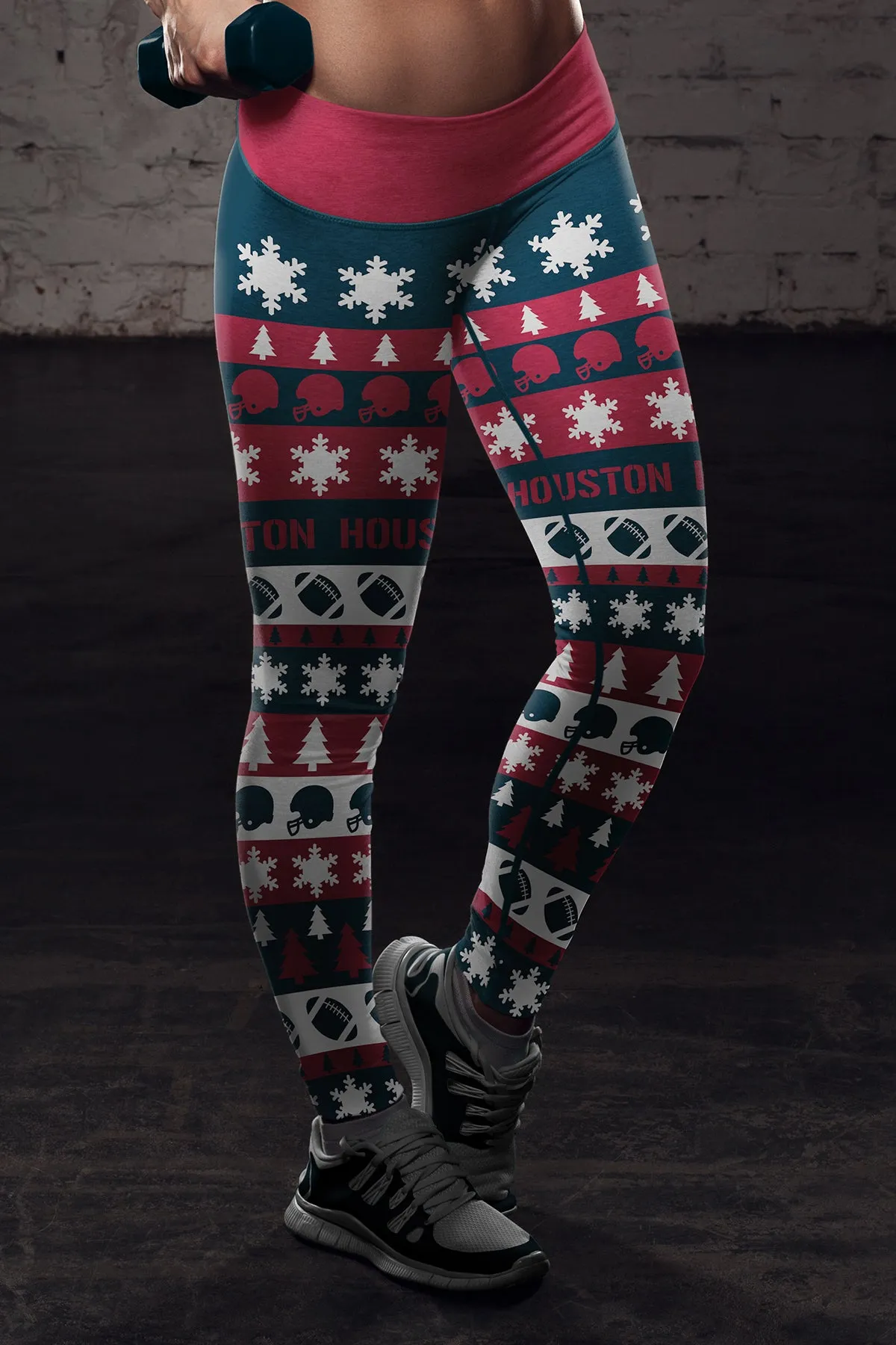 HOU Christmas FB Leggings