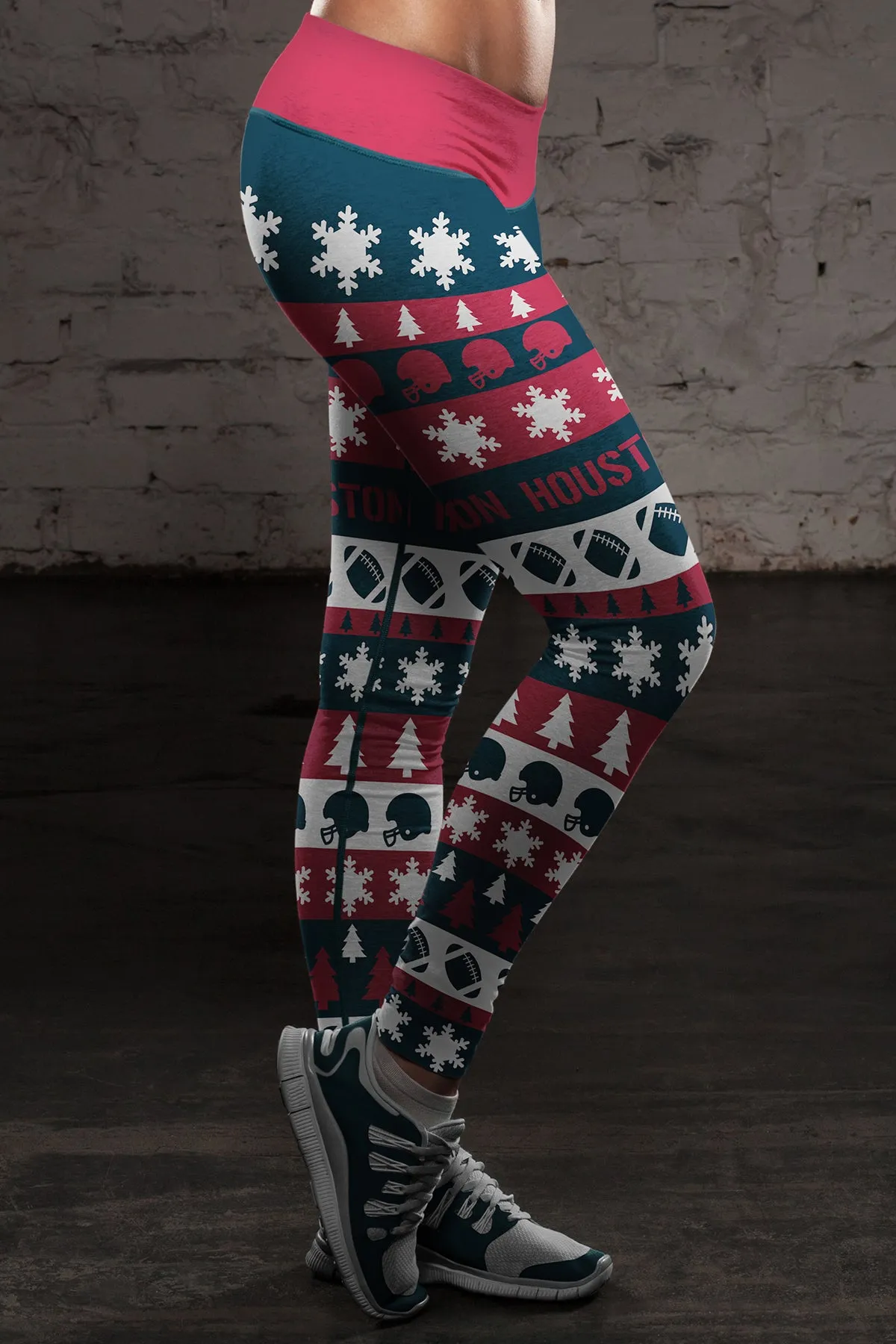 HOU Christmas FB Leggings