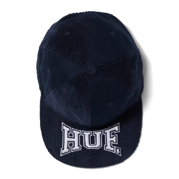 HUF Classic H Pin Wheel 6-Panel Hat - Navy