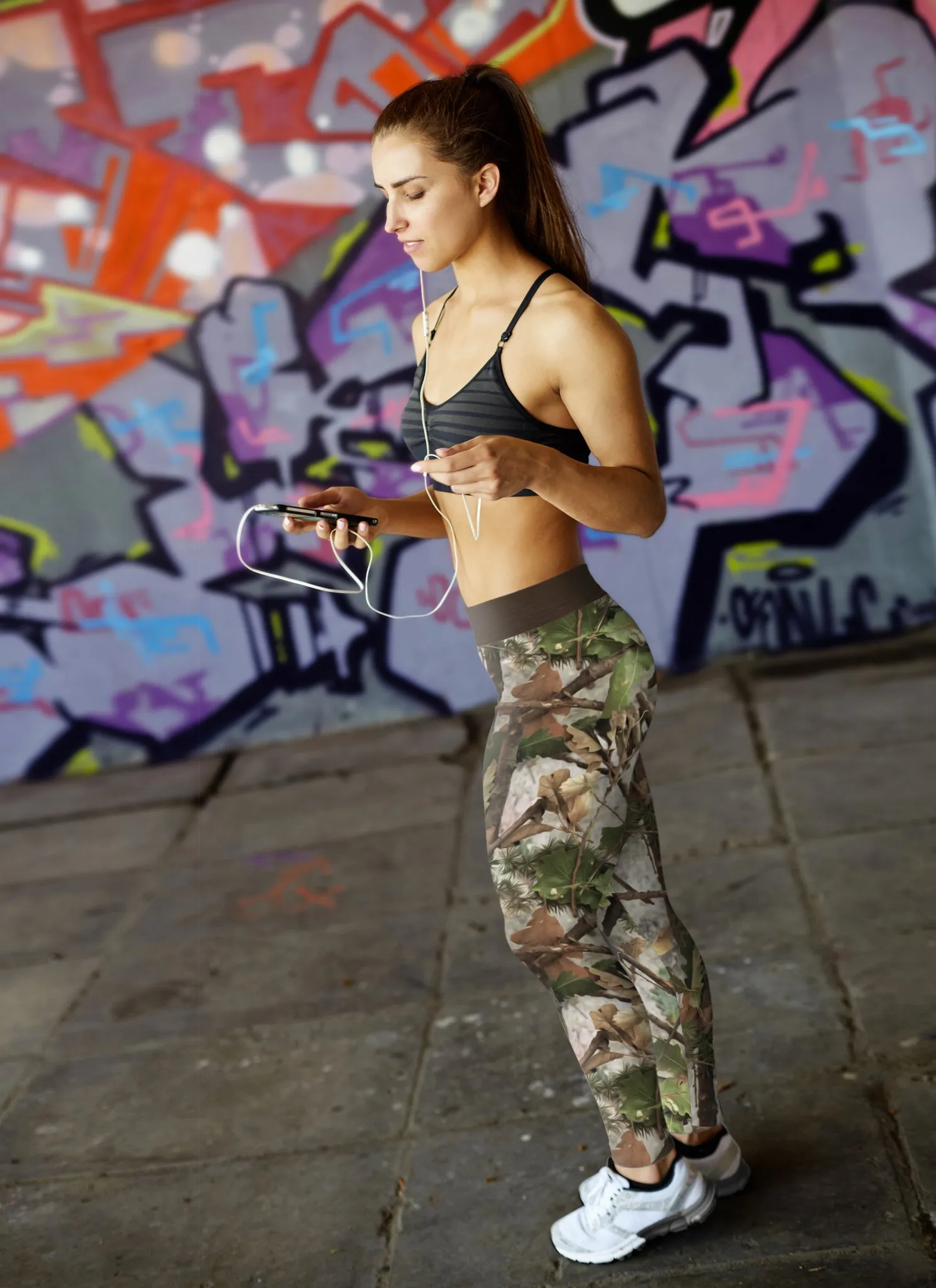 Hunting Leggings Realistic Camo