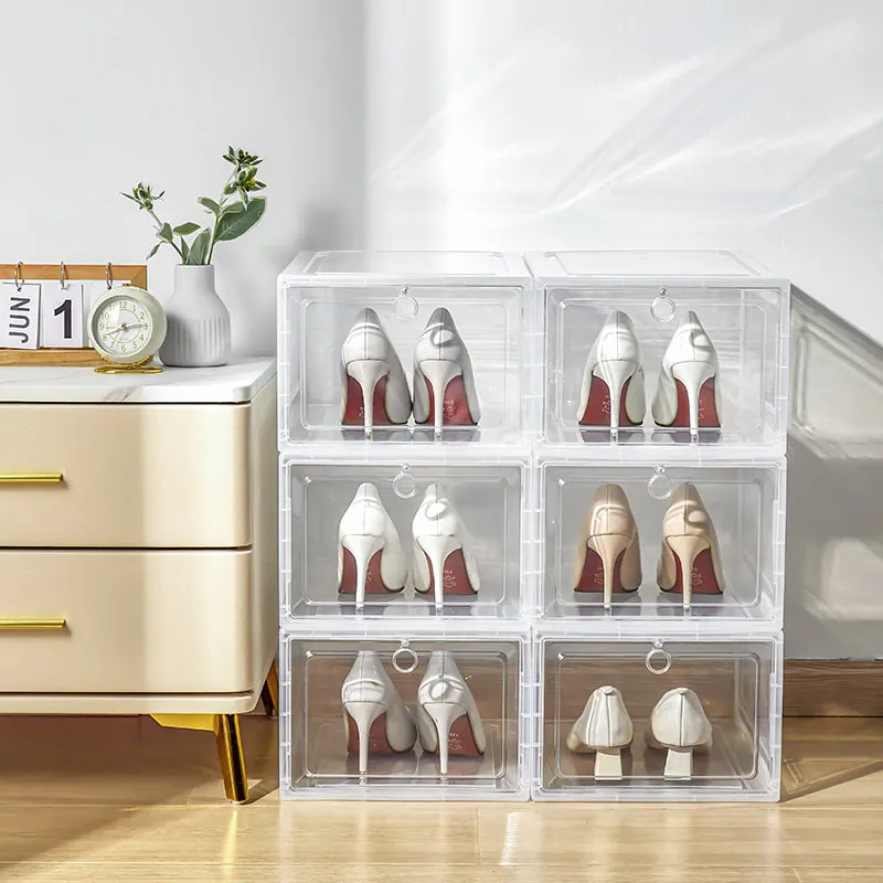 INSTOCK OF Transparent Front Stackable Shoe Box