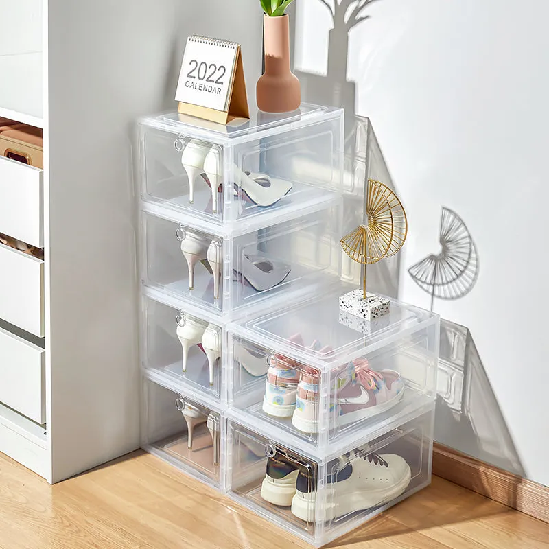 INSTOCK OF Transparent Front Stackable Shoe Box