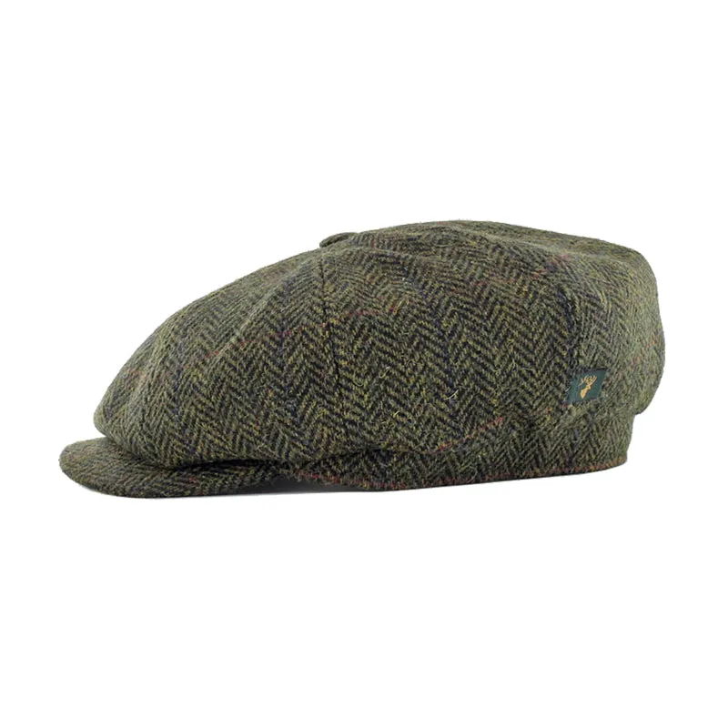 Irish Tweed Wool Driving Cap