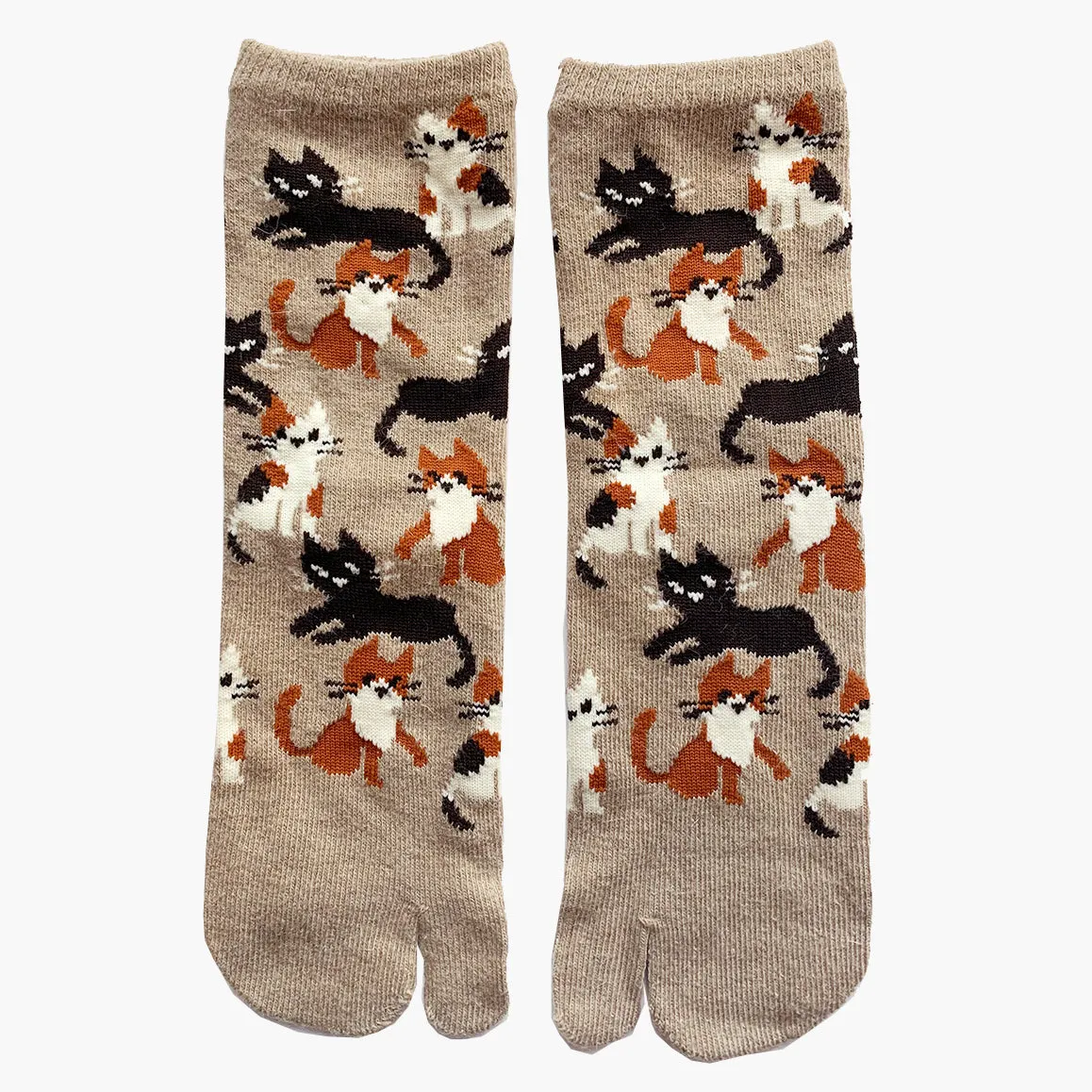 Japanese Tabi Socks | Cats (Wool)