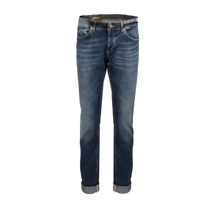 JEANS GEORGE EFFECT Woman Blu