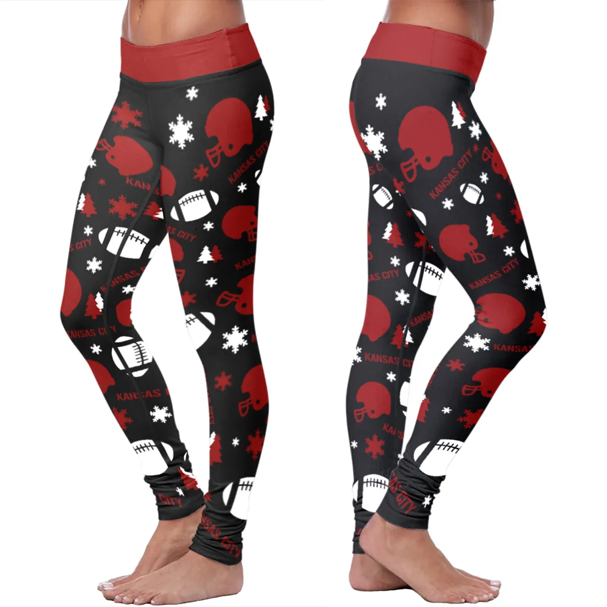 KC Christmas FB Leggings