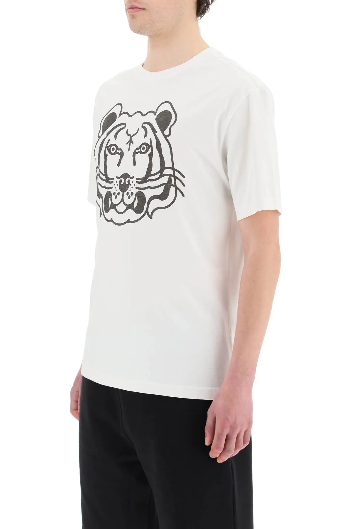 Kenzo Tiger Printed Crewneck T-Shirt