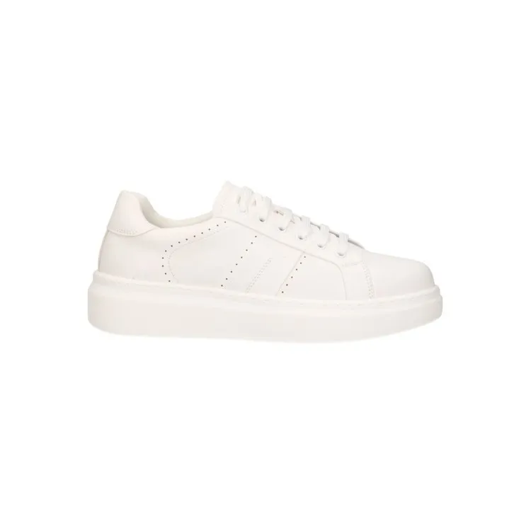 KEYS K-9261 Scarpe Uomo Sneaker Stringate Bianco