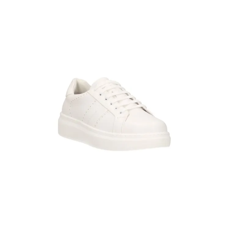 KEYS K-9261 Scarpe Uomo Sneaker Stringate Bianco