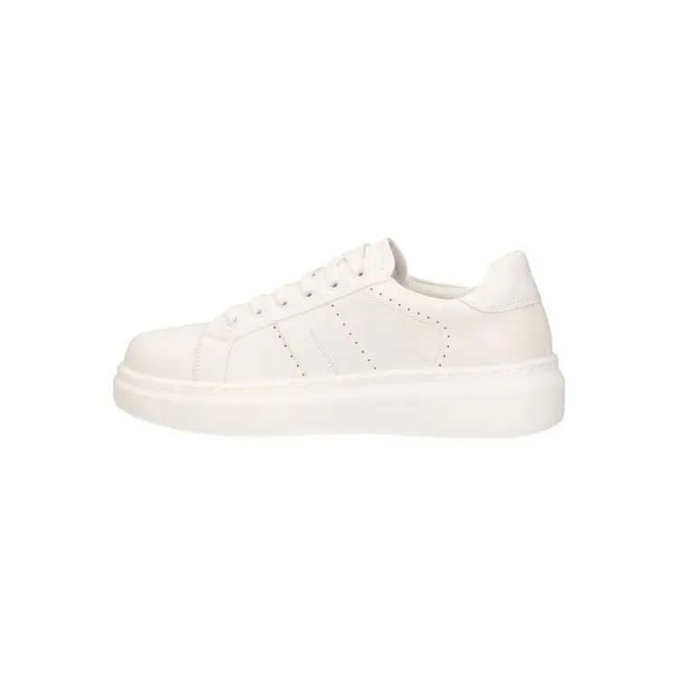 KEYS K-9261 Scarpe Uomo Sneaker Stringate Bianco