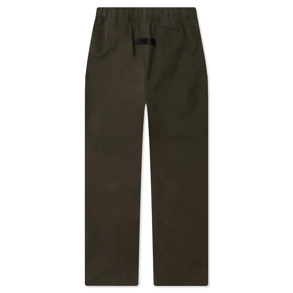 Kid's Relaxed Corduroy Trouser - Off Black