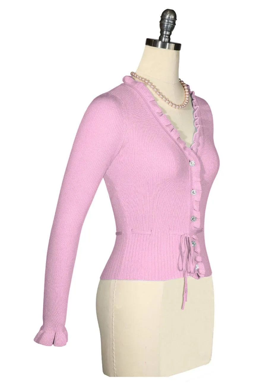 La Luna Knit Cardigan (Pink)