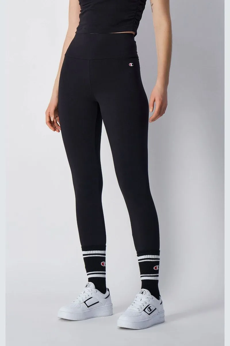 Leggings cropped donna Nero