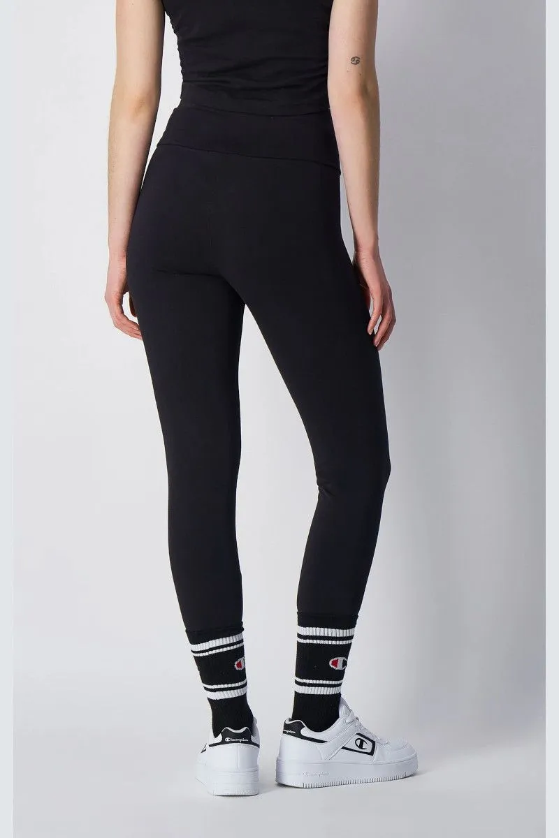 Leggings cropped donna Nero