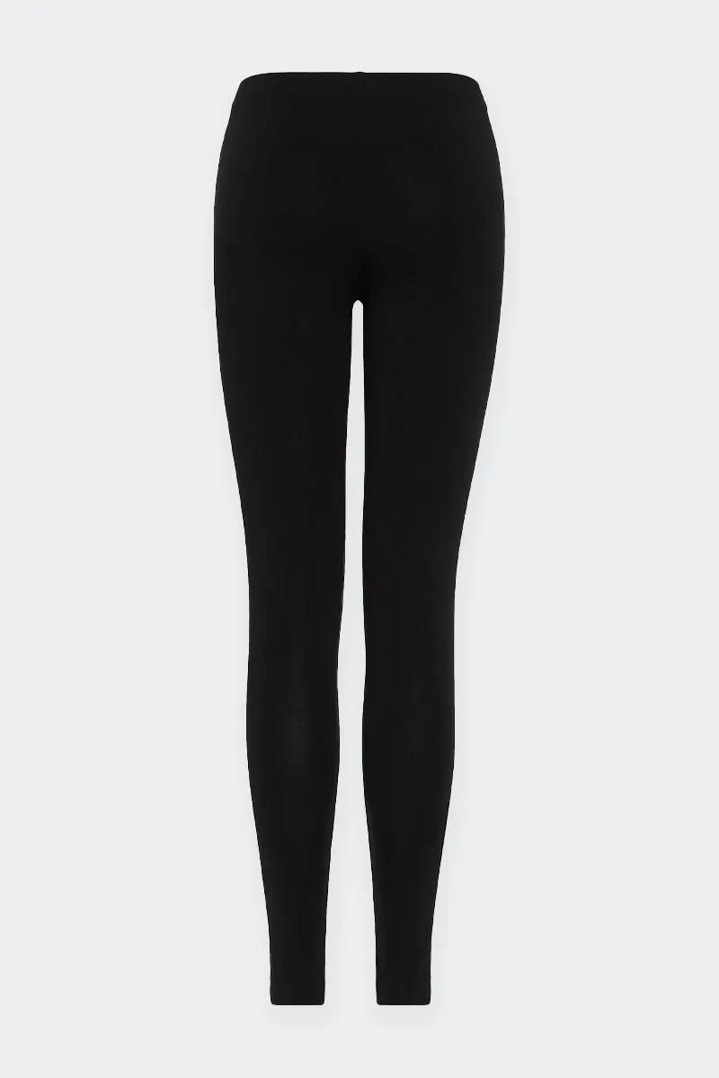 LEGGINGS SHINY STRETCH NERI