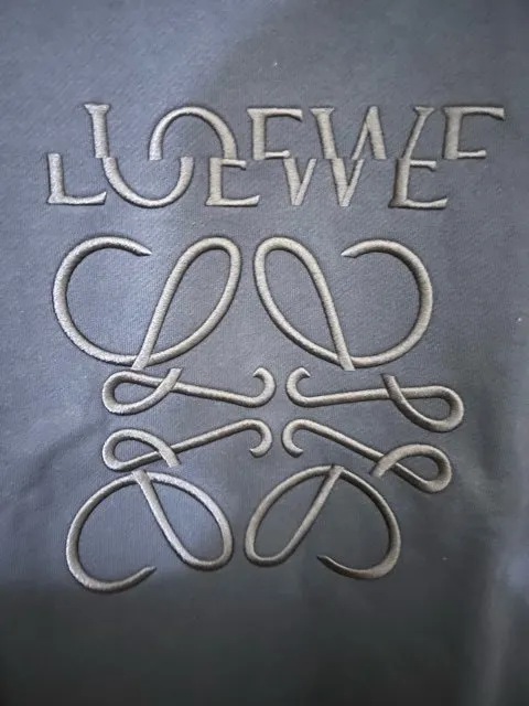 LOEWE  |Street Style Long Sleeves Plain Cotton Logo Luxury Hoodies