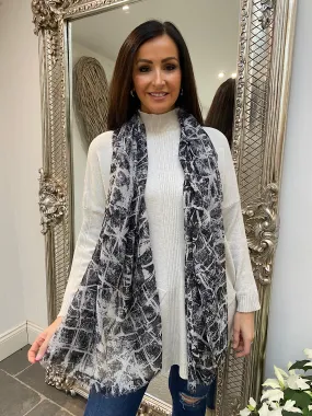 Lurex Patterned Scarf