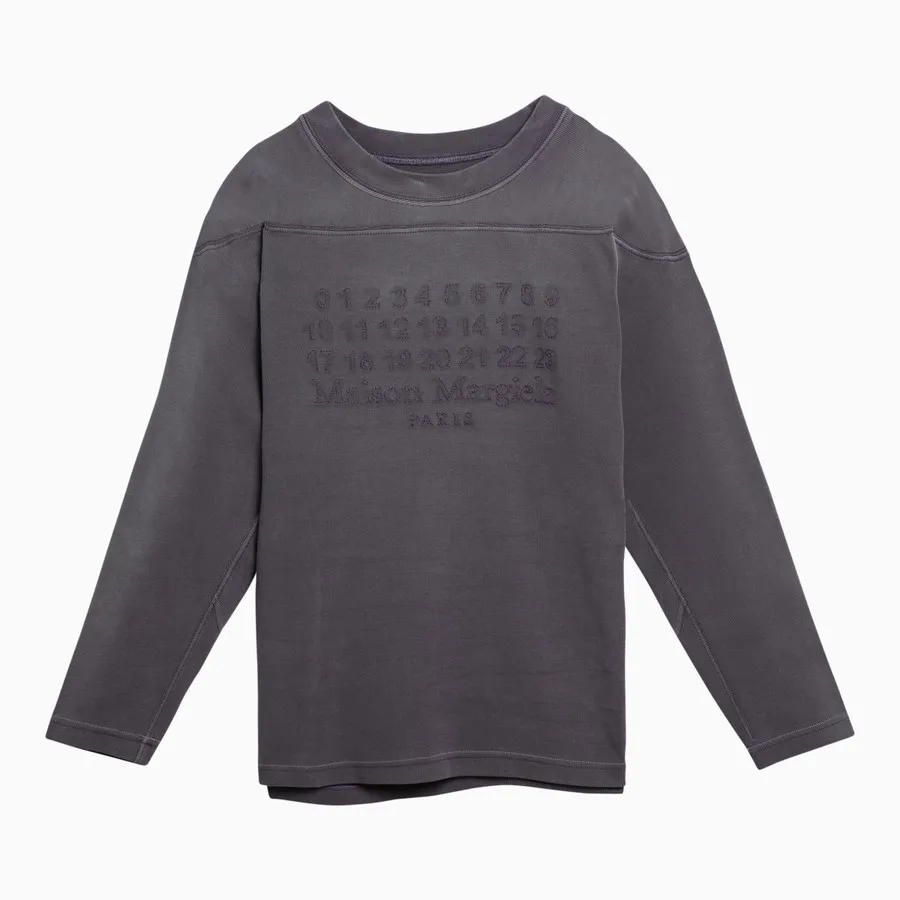 Maison Margiela  |Crew Neck Unisex Street Style Plain Cotton Logo