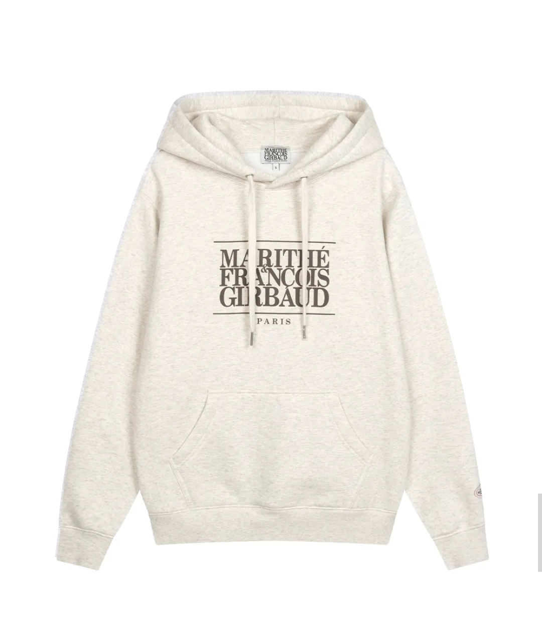 Marithe + Francois Girbaud  |Unisex Street Style Long Sleeves Logo Hoodies