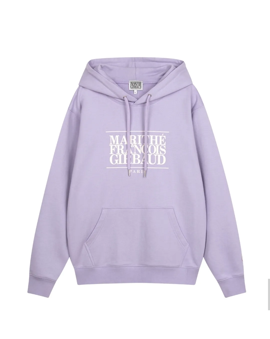 Marithe + Francois Girbaud  |Unisex Street Style Long Sleeves Logo Hoodies