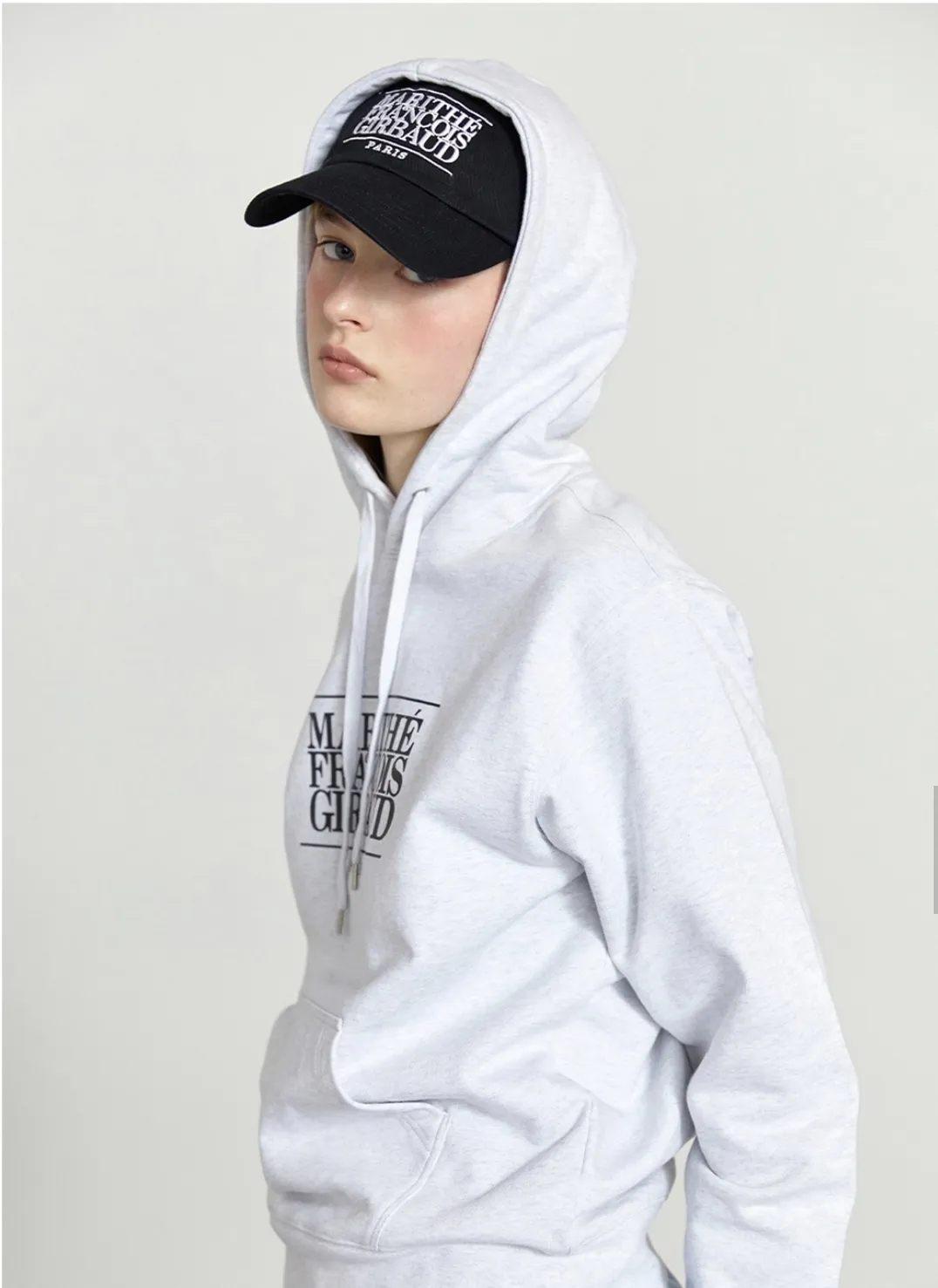 Marithe + Francois Girbaud  |Unisex Street Style Long Sleeves Logo Hoodies