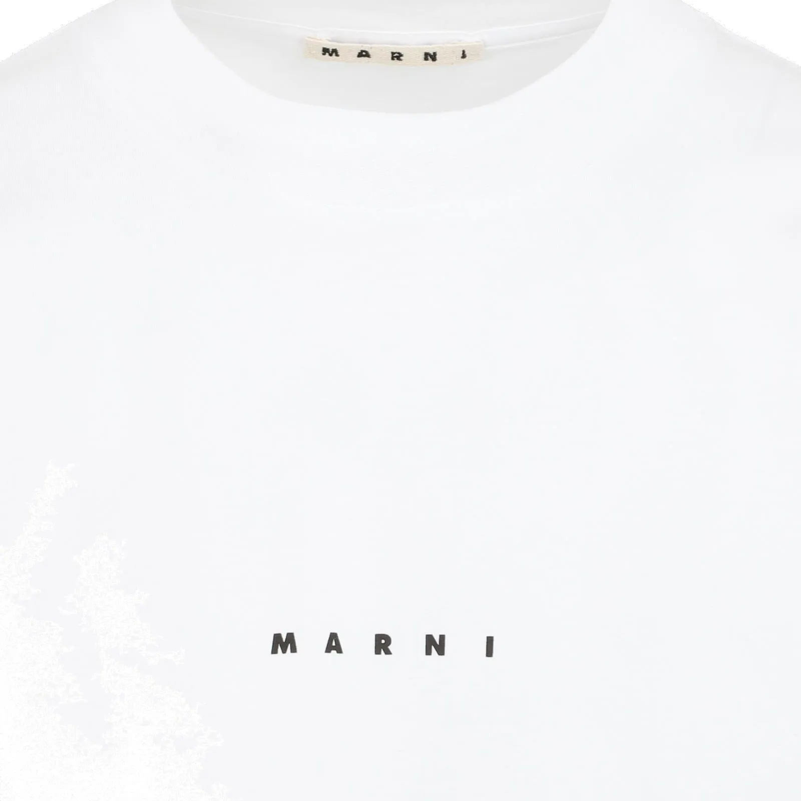 Marni Logo Printed Crewneck T-Shirt