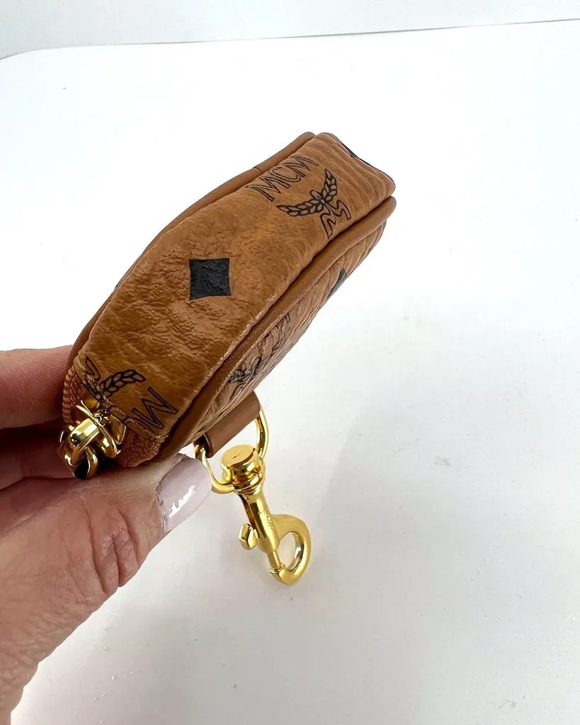 MCM VISETOS ORIGINAL AIRPODS CASE BAG CHARM