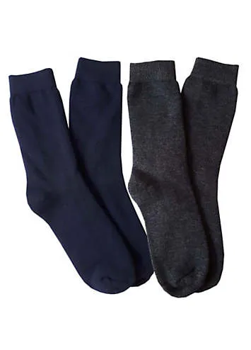 Men’s Kendal Set of 2 Warm & Comfy Thermal Socks | Grattan