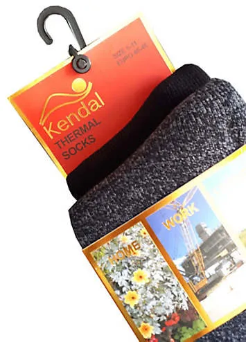 Men’s Kendal Set of 2 Warm & Comfy Thermal Socks | Grattan