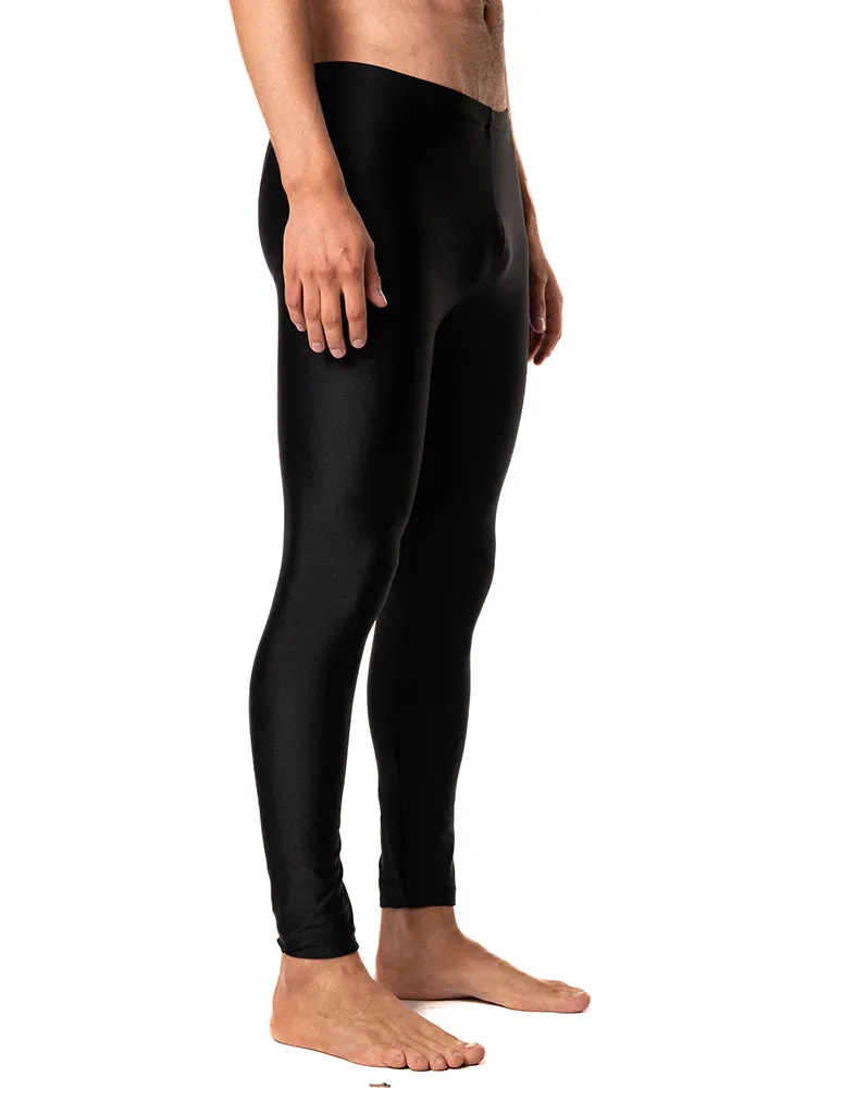 MENS LEGGINGS - JET BLACK