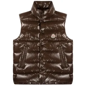 Moncler Tibb Down Gilet Brown