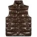 Moncler Tibb Down Gilet Brown