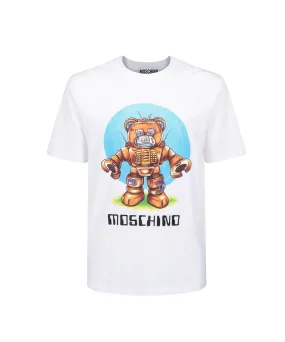 Moschino Graphic Printed Crewneck T-Shirt