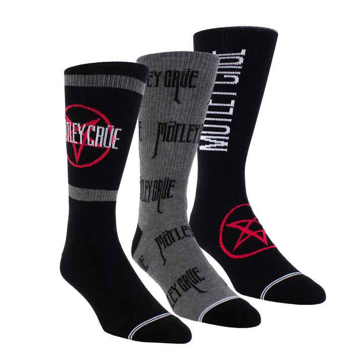 Motley Crue 3-pack Crew Socks