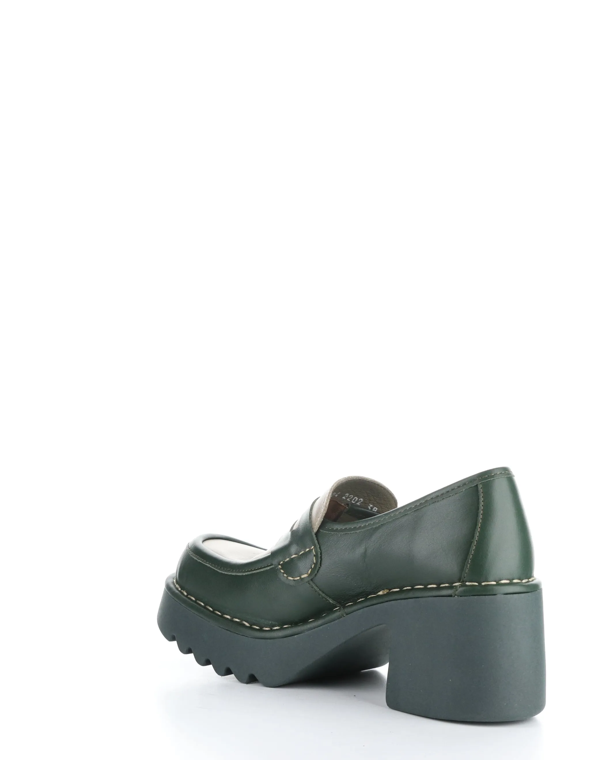 MULY252FLY 004 DK GREEN/TAUPE Slip-on Shoes