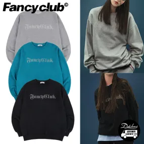 NASTY FANCY CLUB  |Unisex Street Style Long Sleeves Cotton Logo