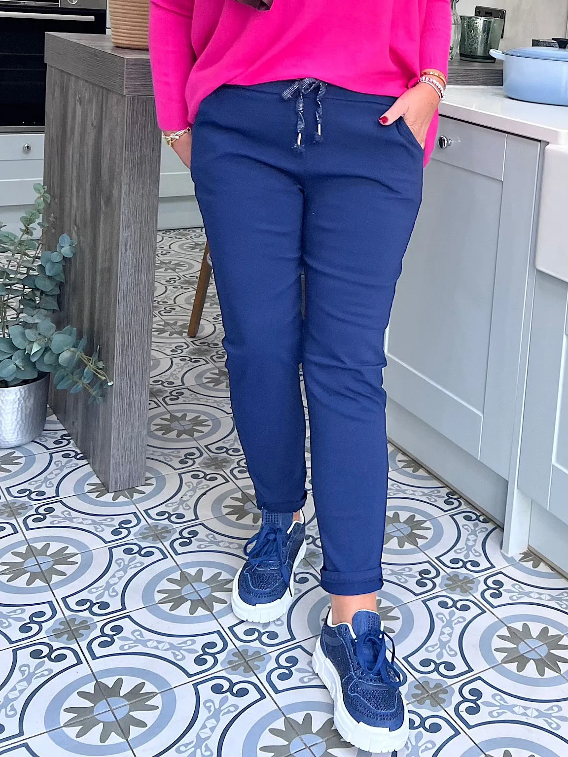 Navy Magic Trousers