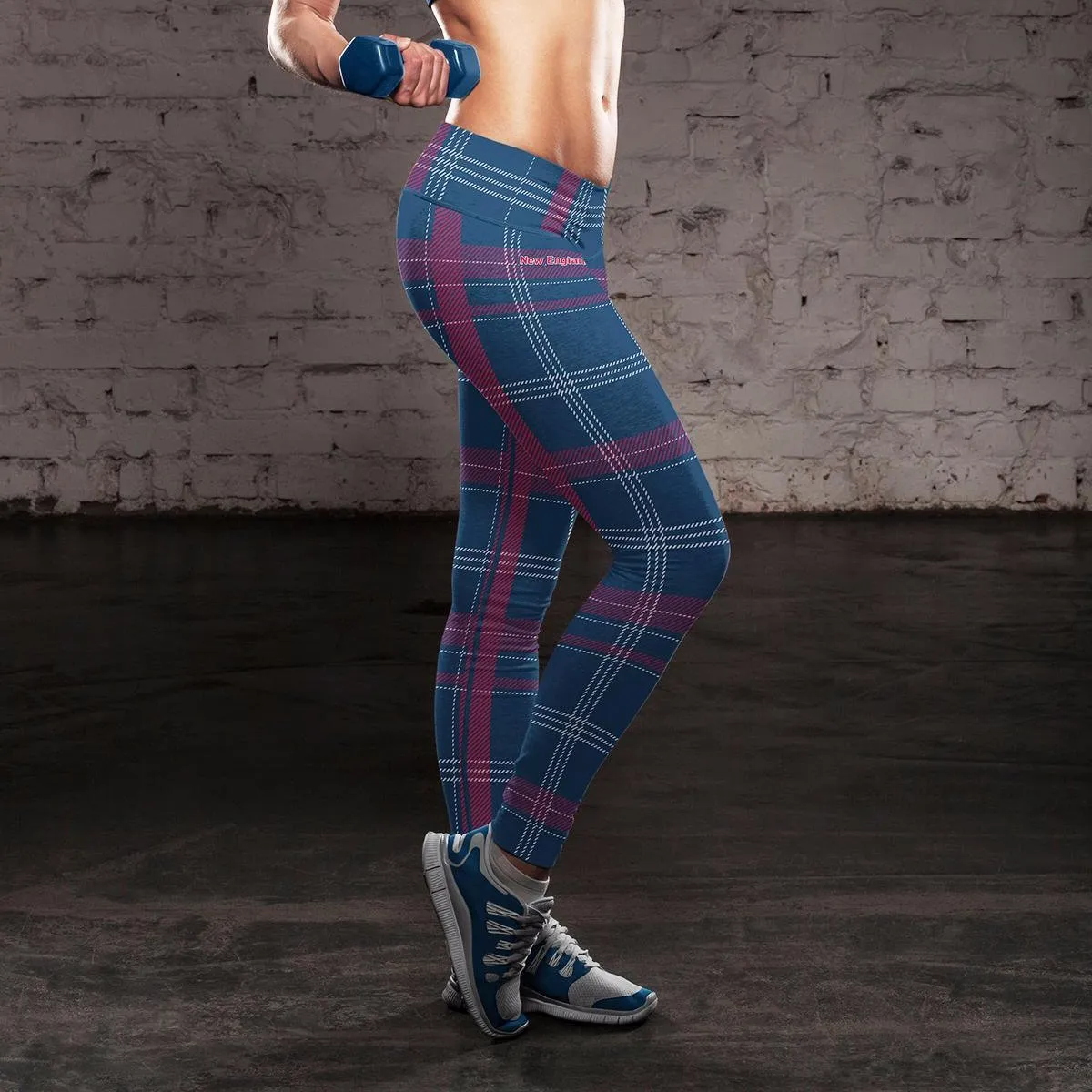 NE FB Plaid Leggings