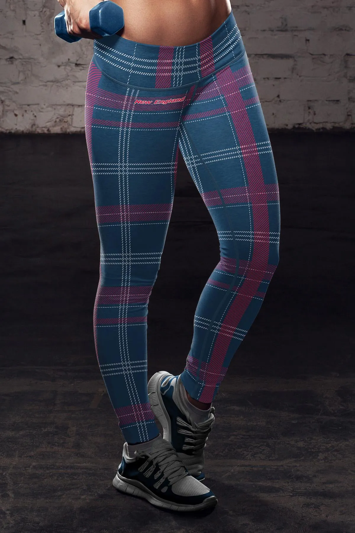 NE FB Plaid Leggings