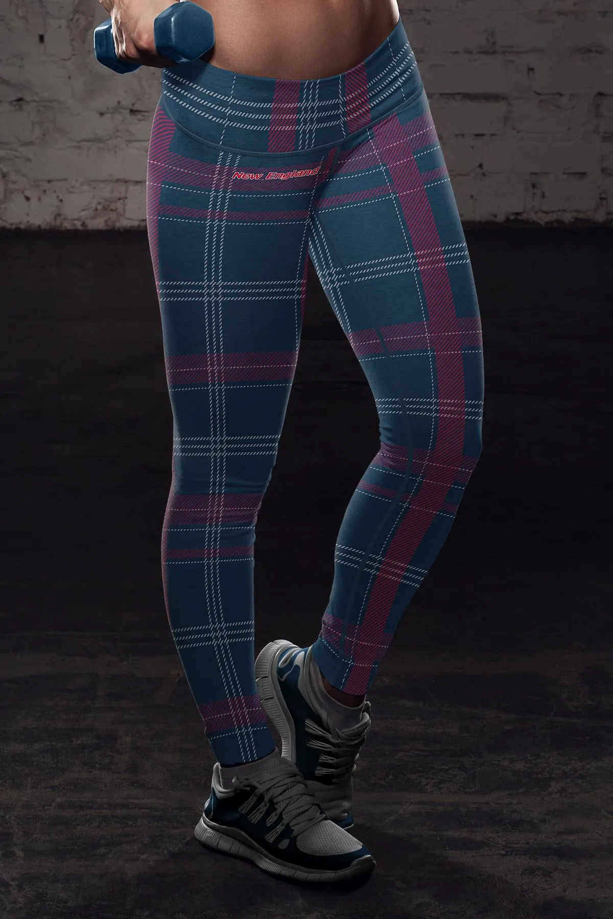 NE FB Plaid Leggings