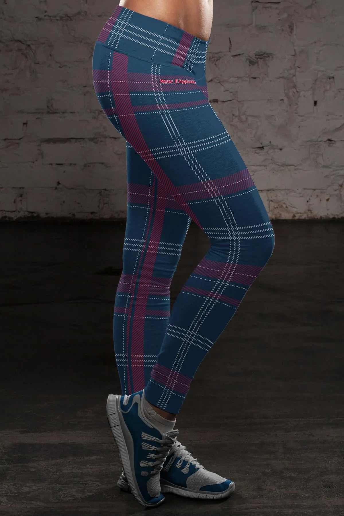 NE FB Plaid Leggings