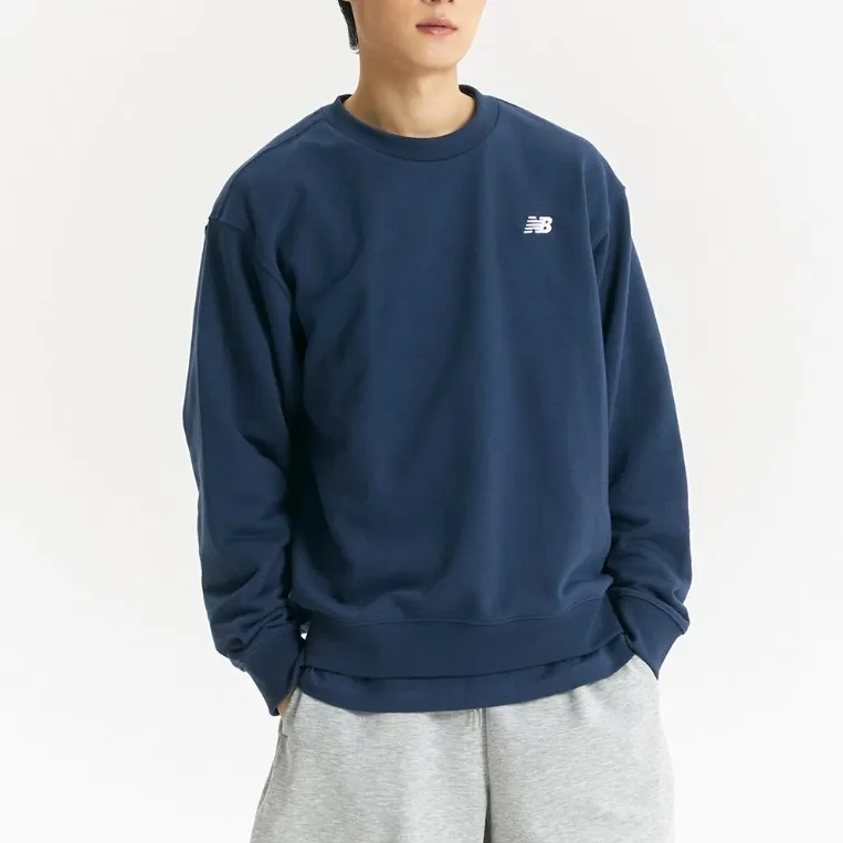 New Balance  |Unisex Street Style Long Sleeves Plain Cotton Logo