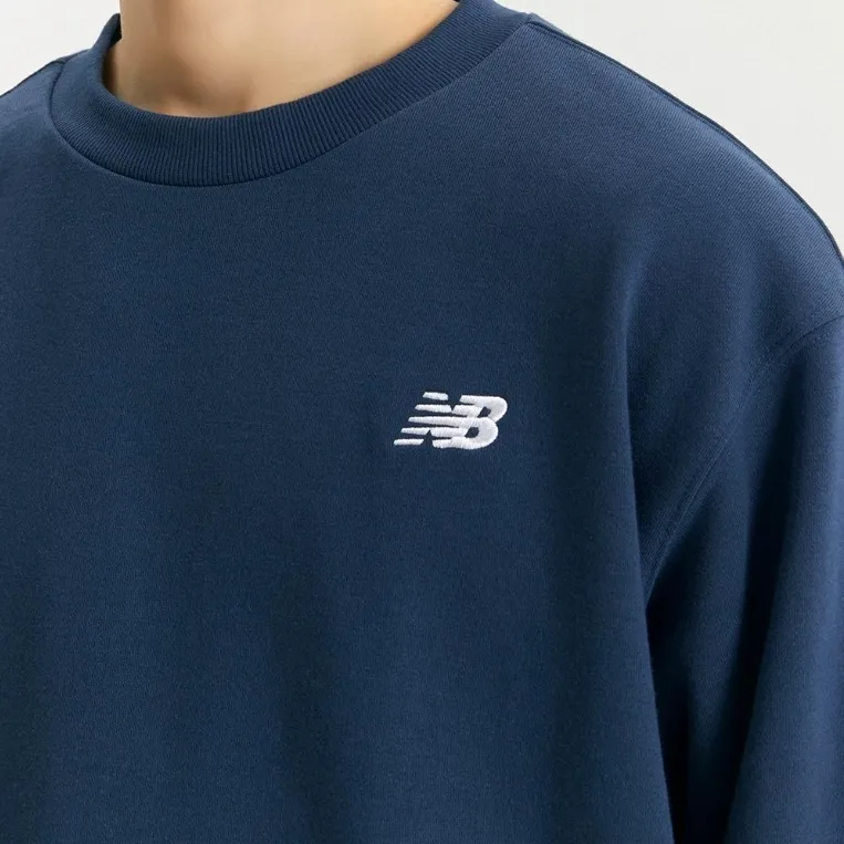 New Balance  |Unisex Street Style Long Sleeves Plain Cotton Logo