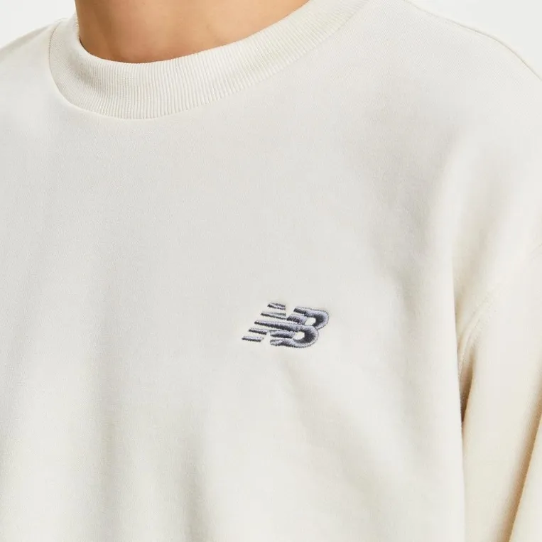 New Balance  |Unisex Street Style Long Sleeves Plain Cotton Logo