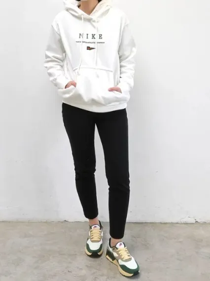 Nike  |Unisex Street Style Long Sleeves Cotton Logo Skater Style