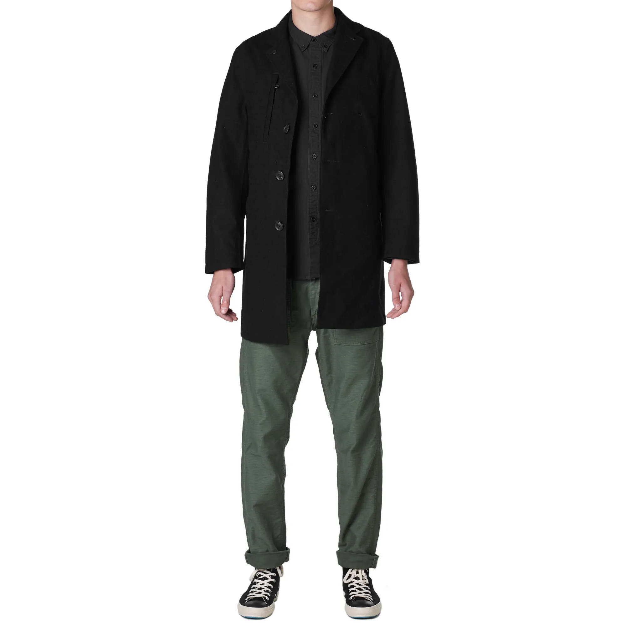 Nonnative Button Down Dweller ShirtBlack