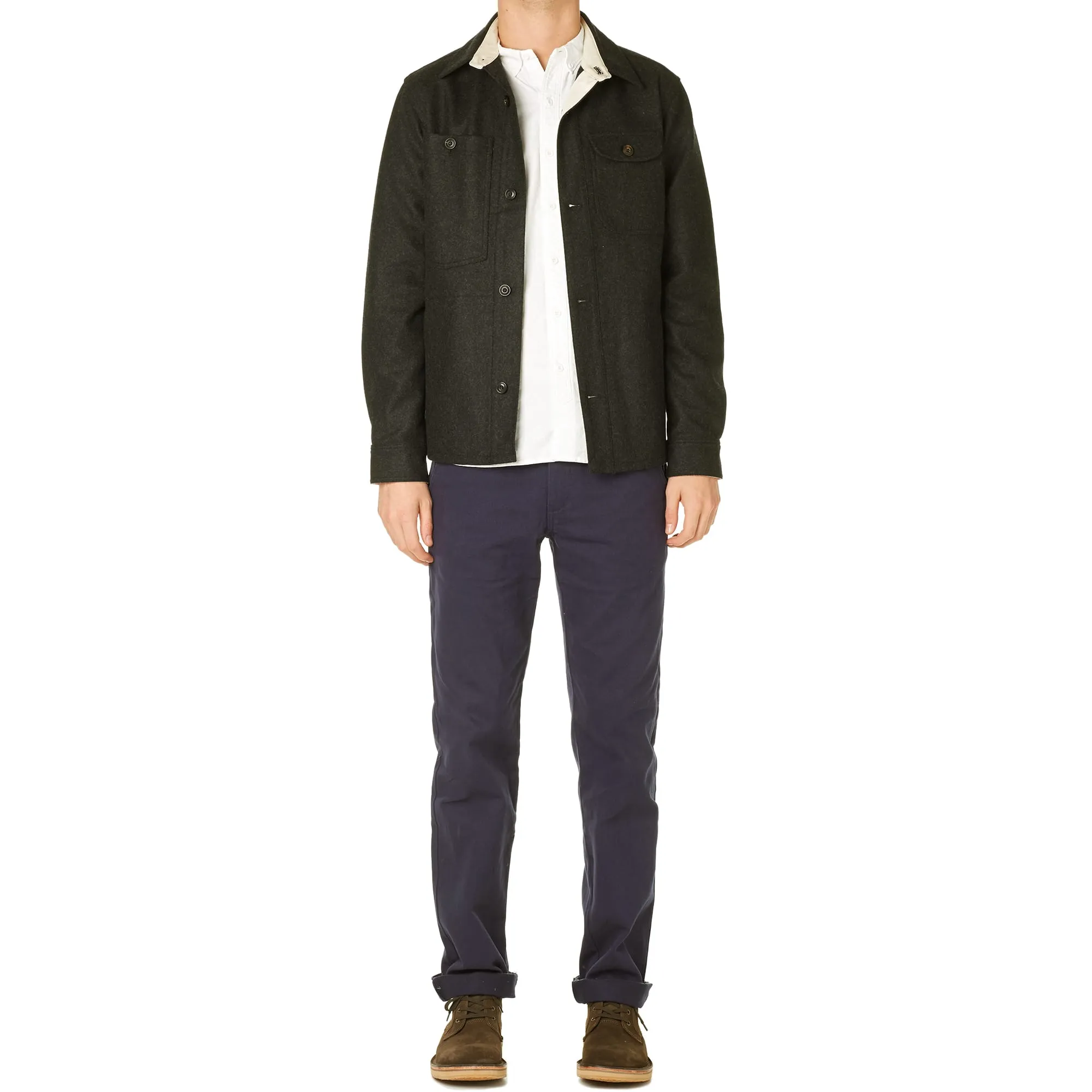 Nonnative Button Down Dweller ShirtWhite