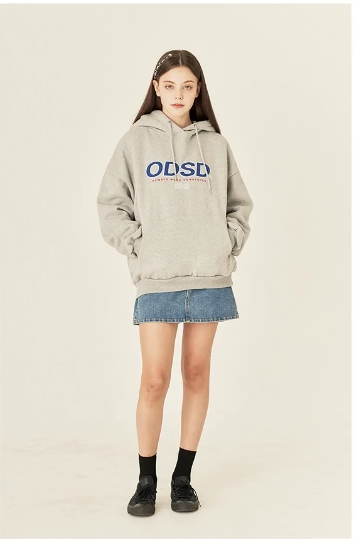 Odd Studio  |Unisex Street Style Long Sleeves Plain Logo