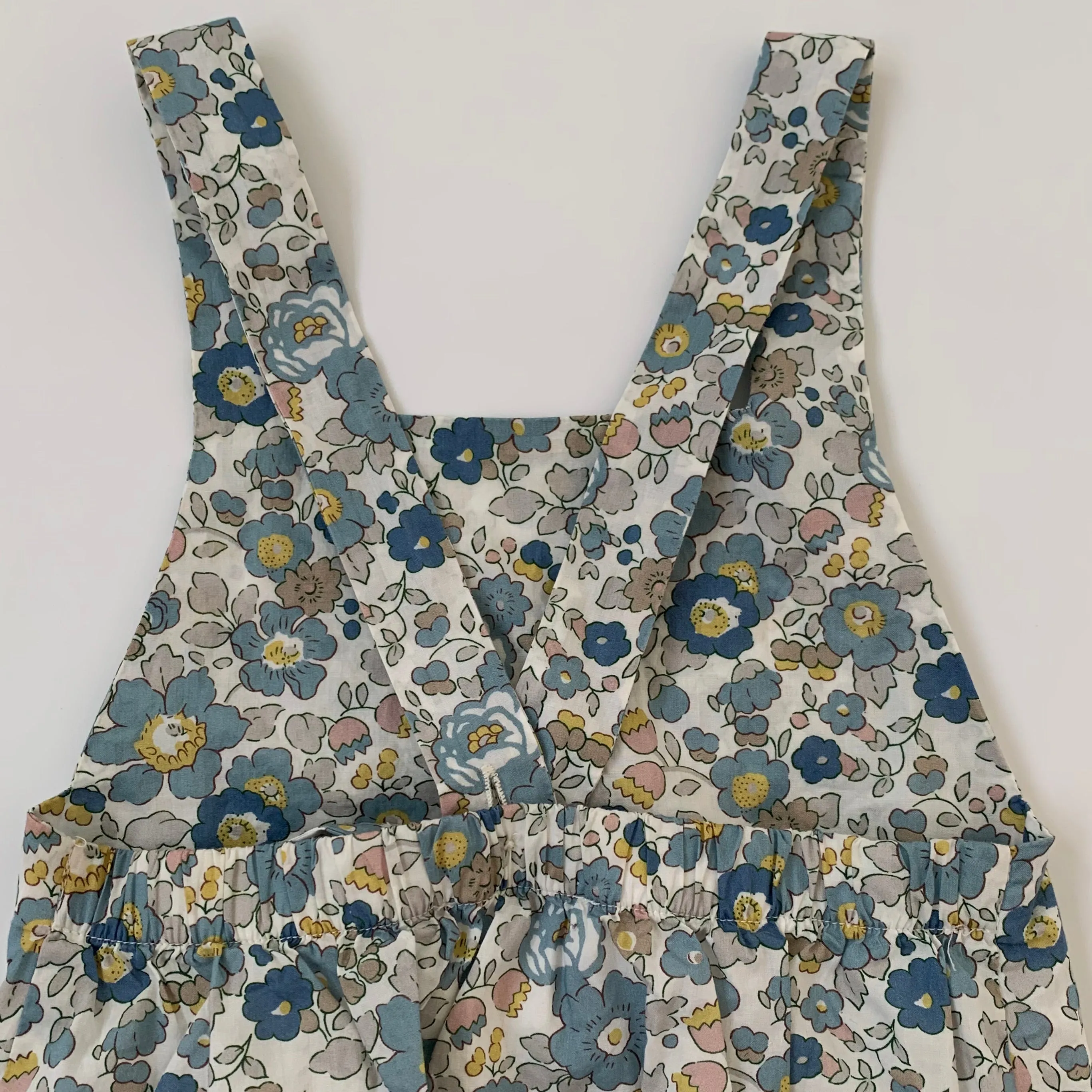 Olivier Baby Liberty Print Romper: 6-12 Months