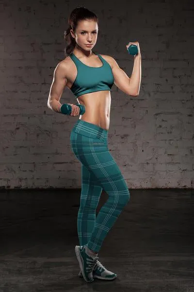 PHI FB Plaid Leggings